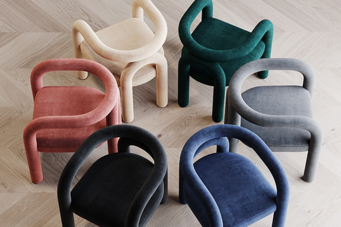 Sillón con Respaldo de Comedor con Diseño Nórdico JOYLIVE