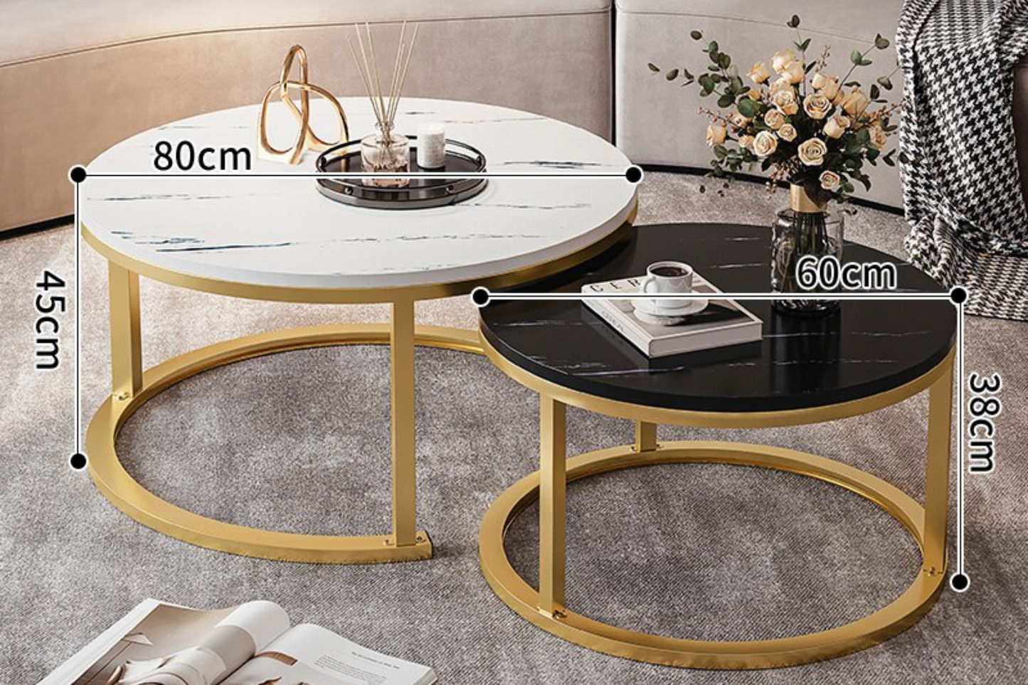 Mesa de Café de Lujo Minimalista