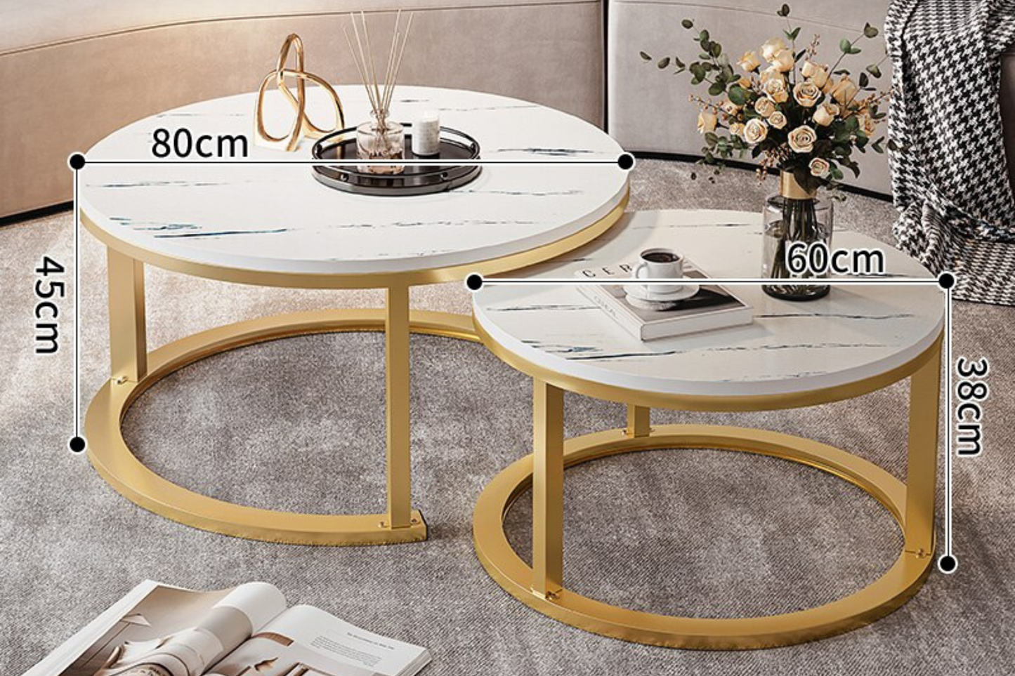 Mesa de Café de Lujo Minimalista