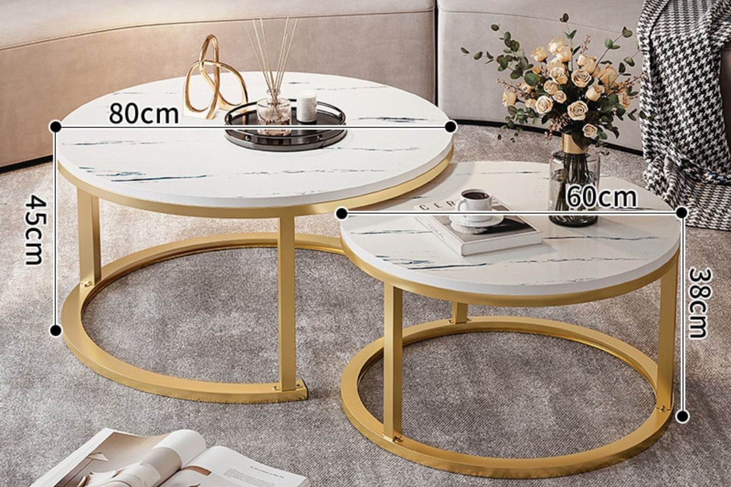 Mesa de Café de Lujo Minimalista