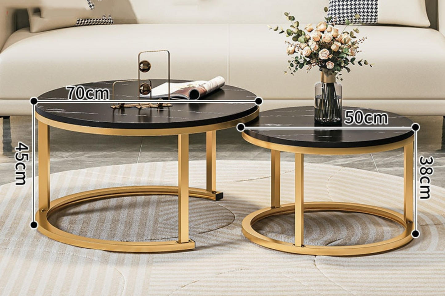 Mesa de Café de Lujo Minimalista