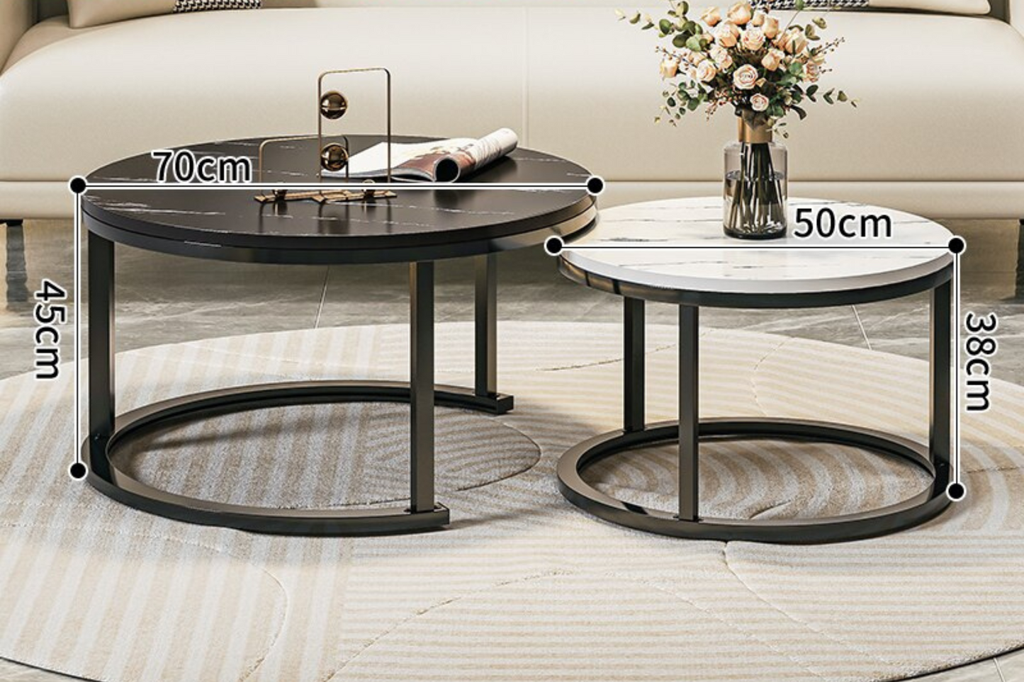 Mesa de Café de Lujo Minimalista