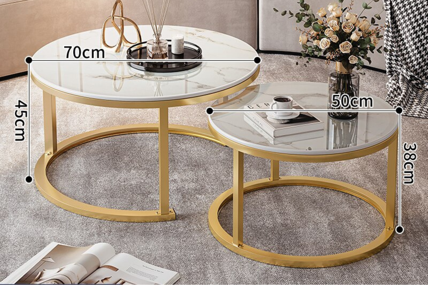 Mesa de Café de Lujo Minimalista