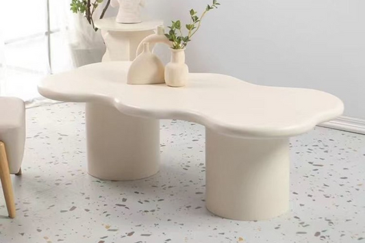 Mesa Baja Irregular Nórdica de Bistró en Forma de Nube HY50CT