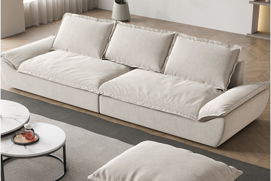 Sofá Cama de Espuma Elástica para 3 Personas de Lujo y Ergonómica