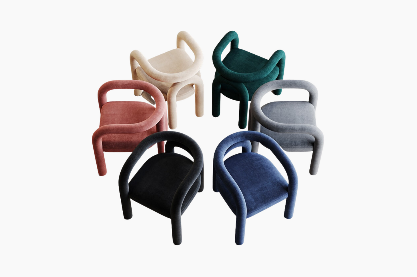 Sillón con Respaldo de Comedor con Diseño Nórdico JOYLIVE