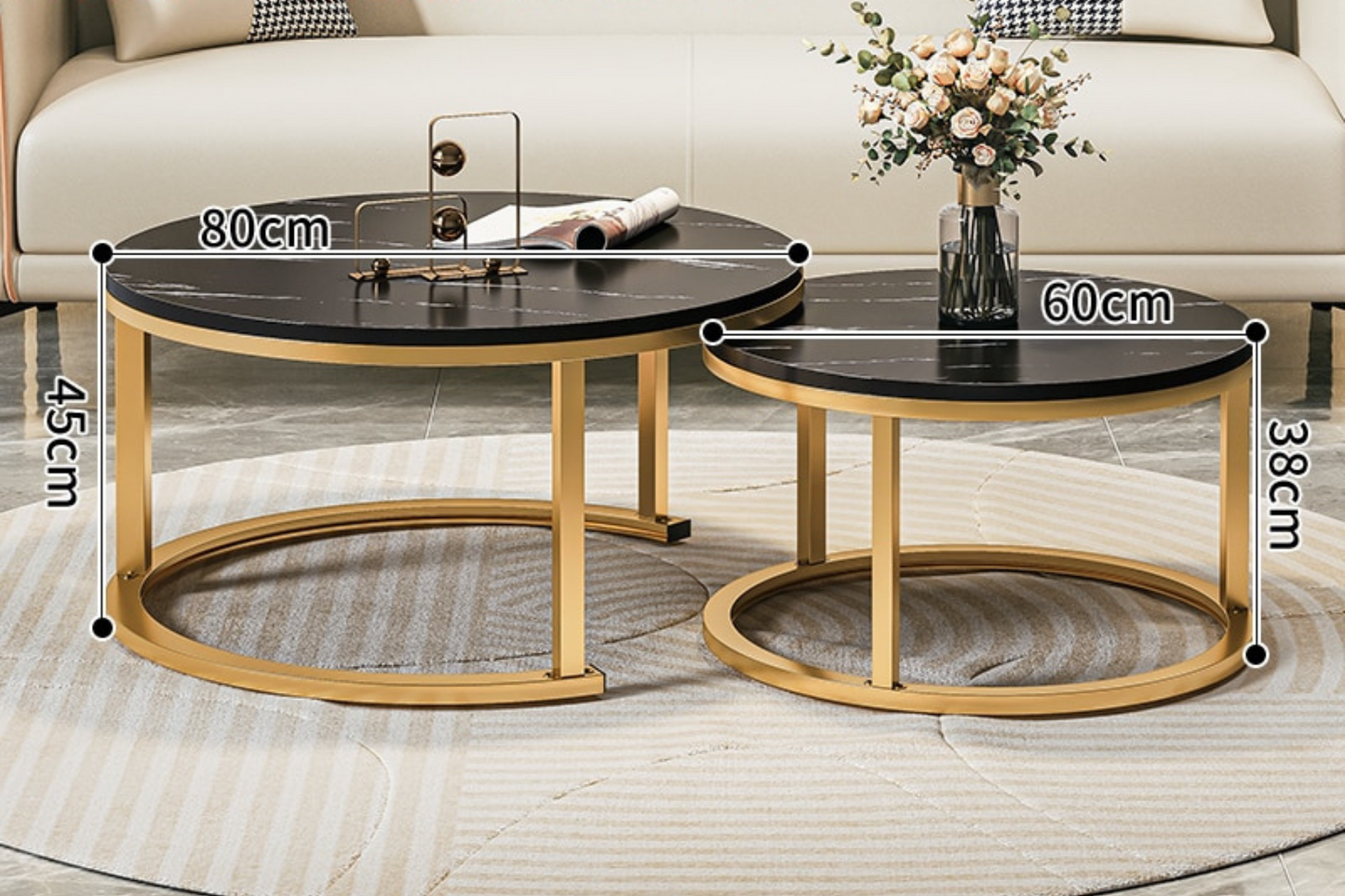 Mesa de Café de Lujo Minimalista