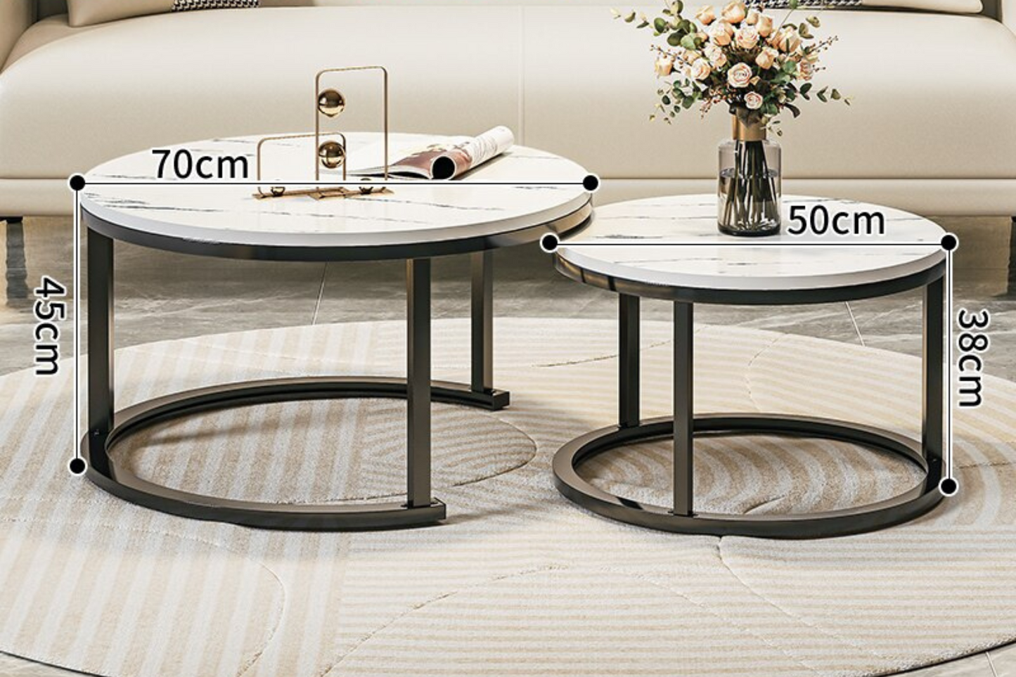 Mesa de Café de Lujo Minimalista