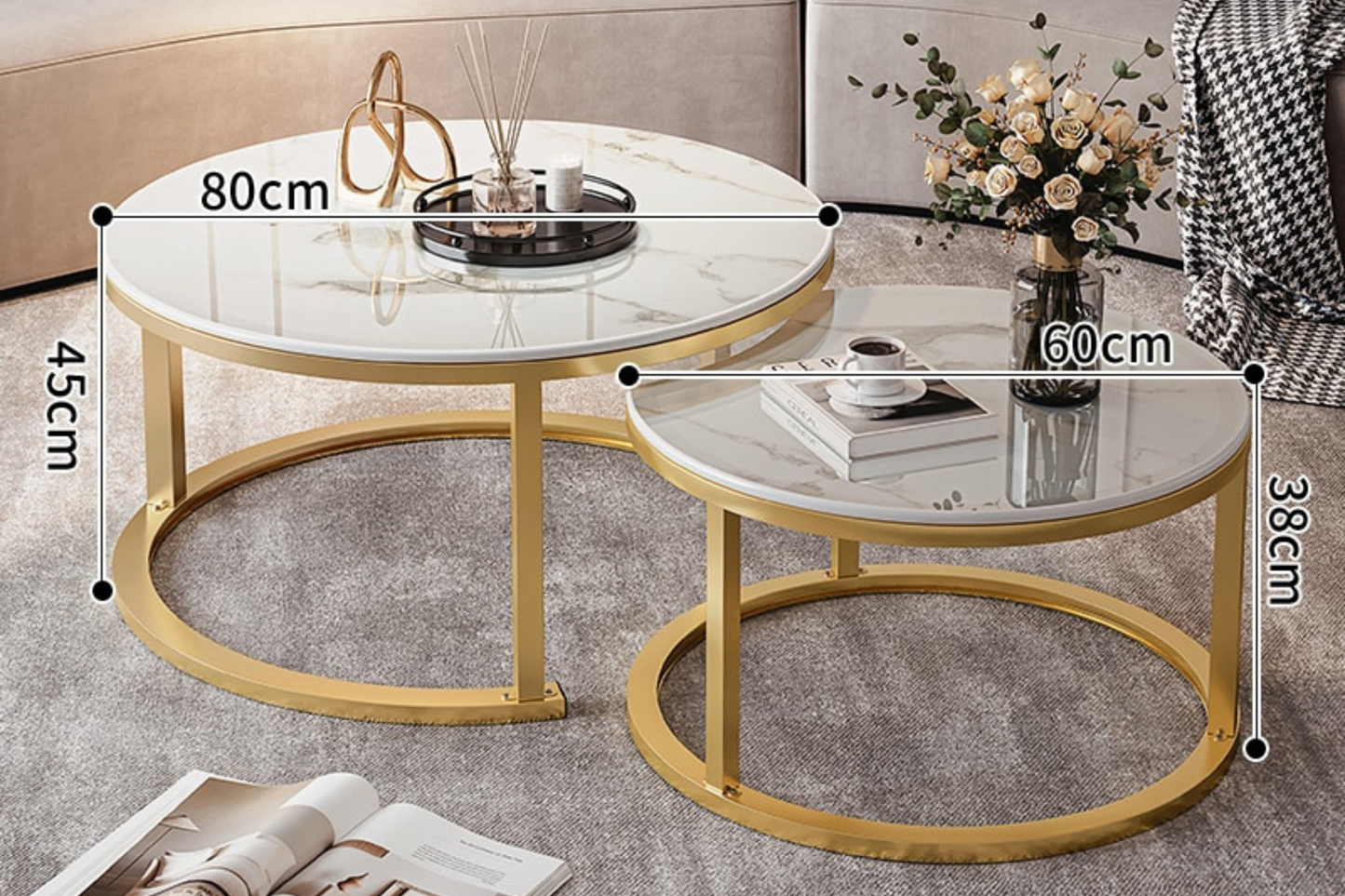 Mesa de Café de Lujo Minimalista