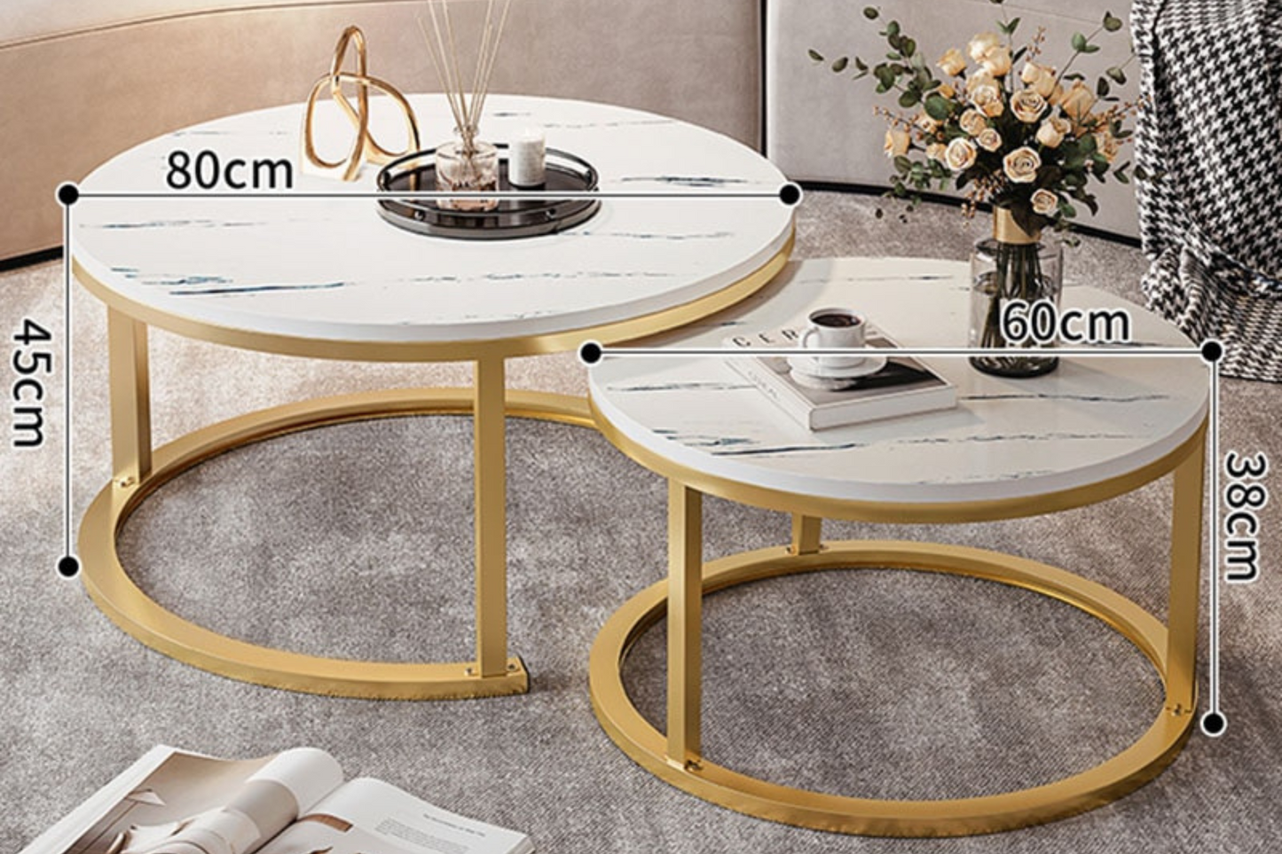 Mesa de Café de Lujo Minimalista