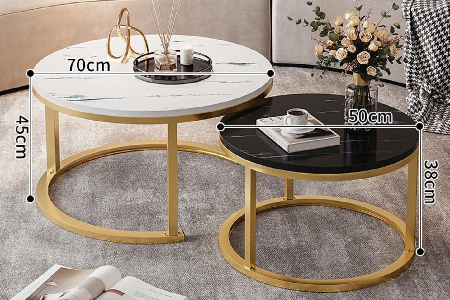 Mesa de Café de Lujo Minimalista