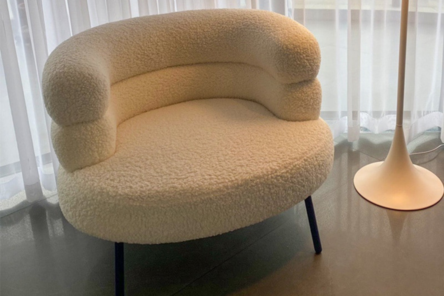 Sofá de Cordero Cachemira Nórdic MOMO