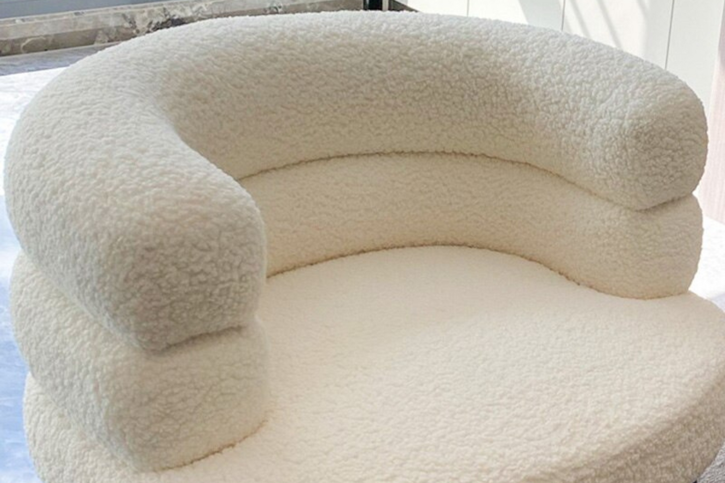 Sofá de Cordero Cachemira Nórdic MOMO