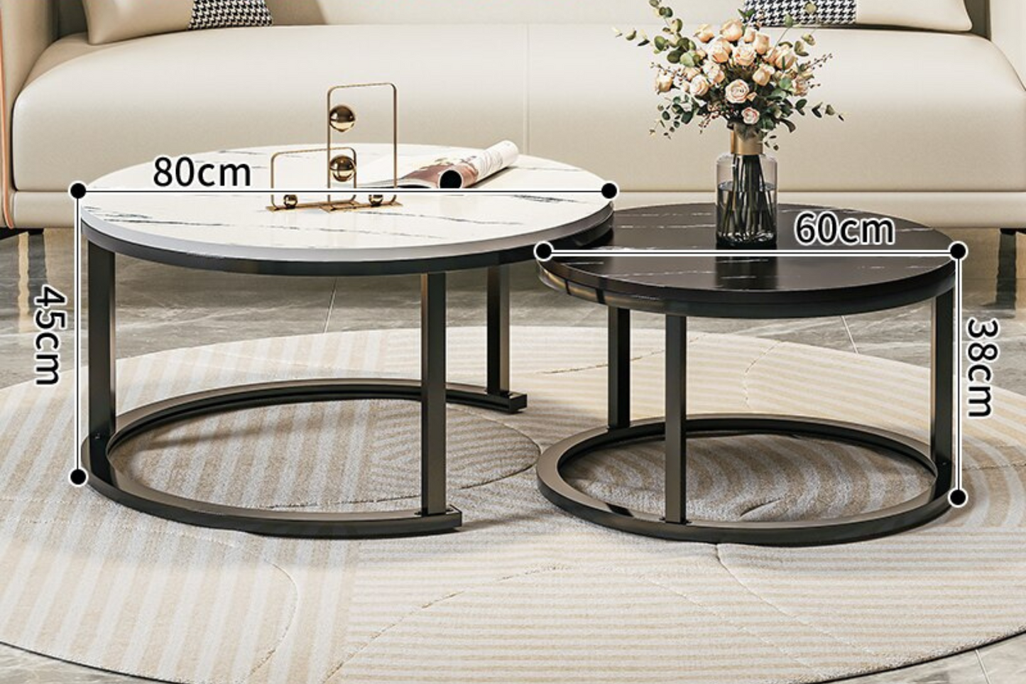 Mesa de Café de Lujo Minimalista